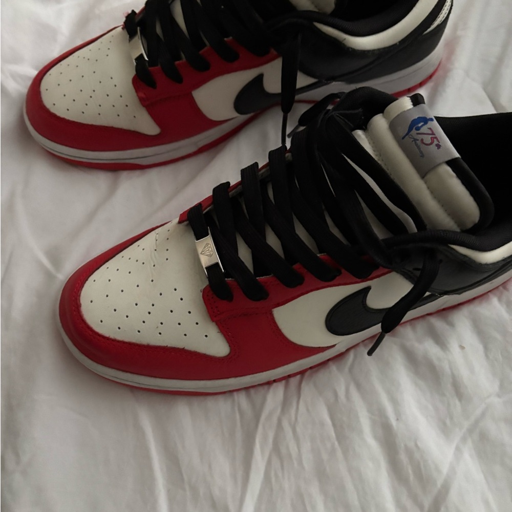 Nike Red and Black Sneakers